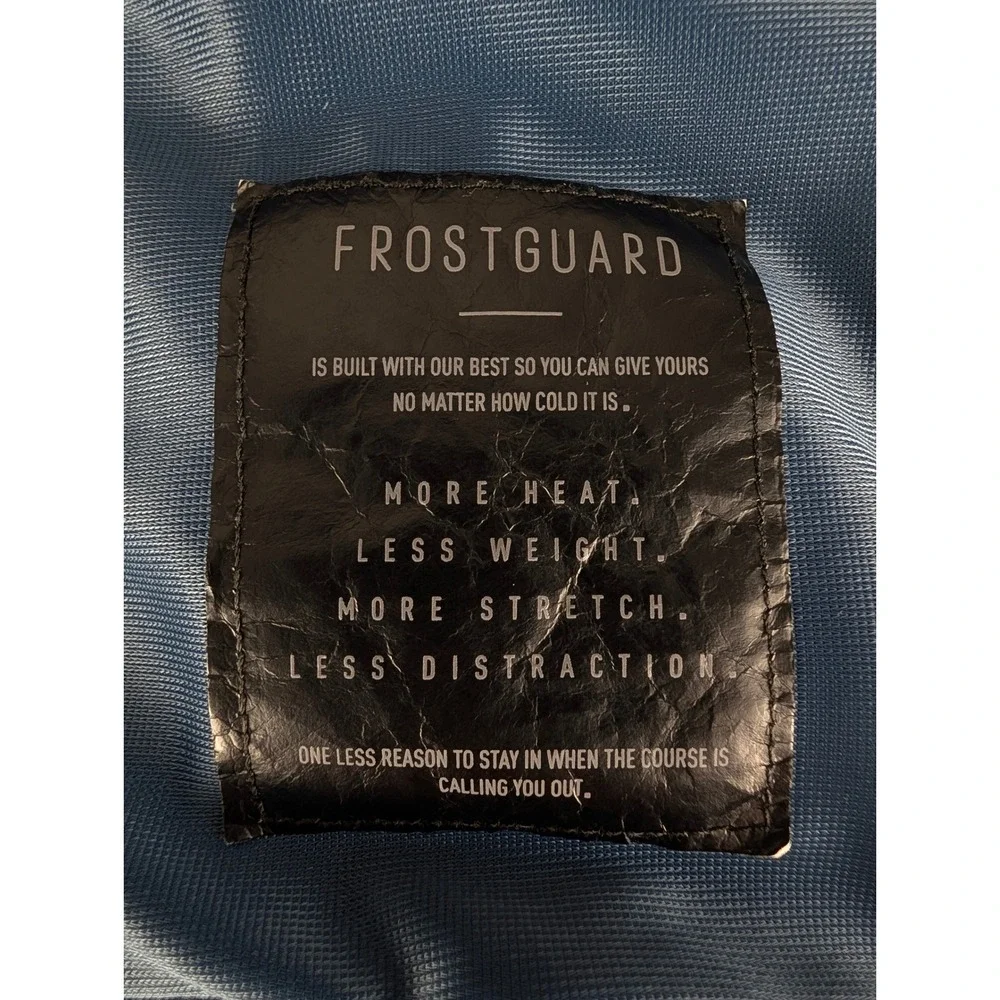 Adidas Frostguard Padded Vest Mens Medium Blue Full-Zip Golf